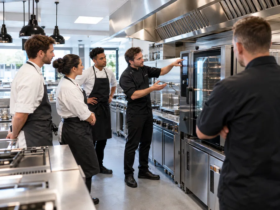 Installed commercial kitchen environment